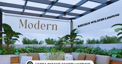 Harga Jasa Pasang Kanopi Per M2 Lampung