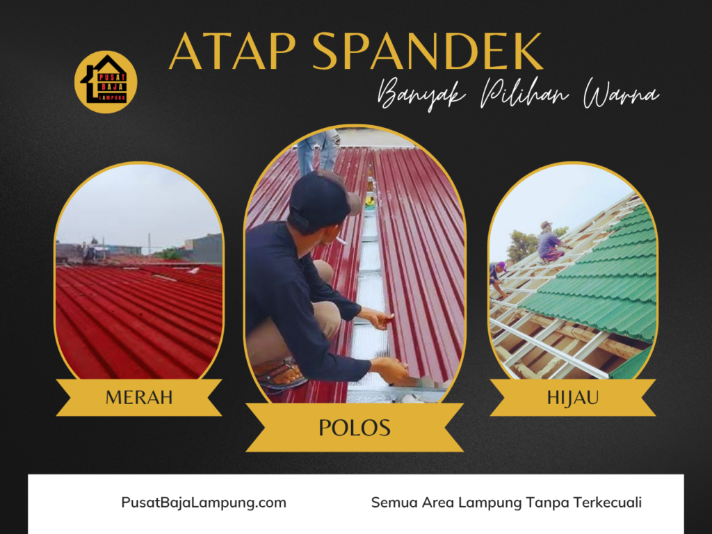 Harga Jasa Pasang Atap Spandek Lampung