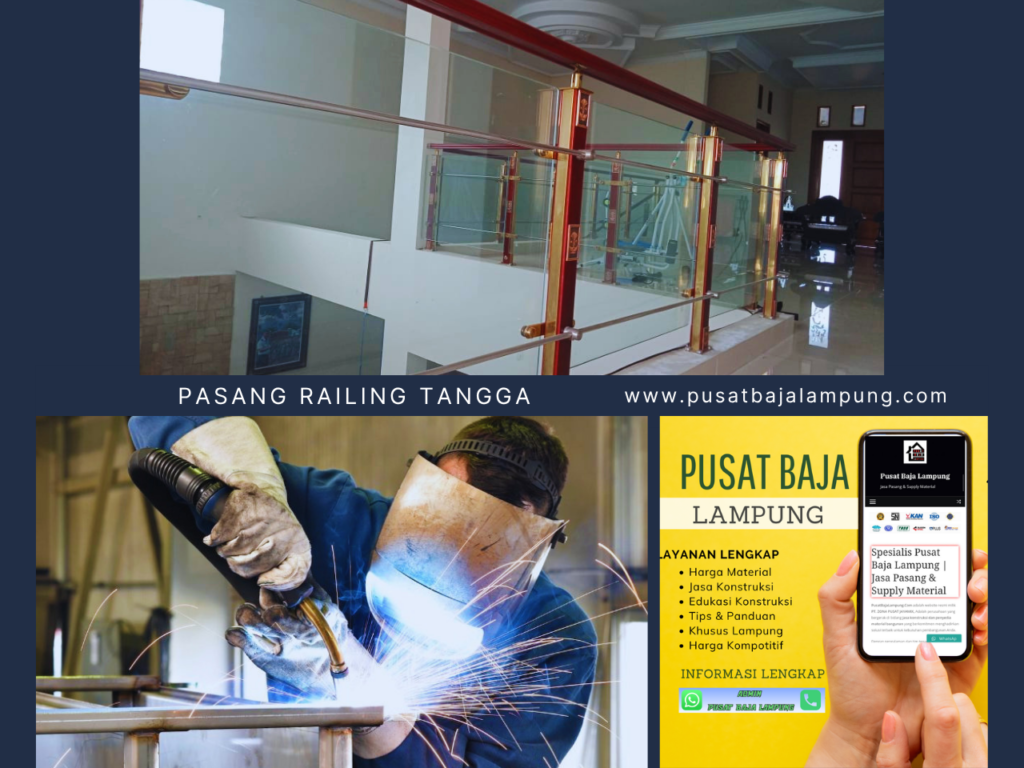 Harga Jasa Pasang Railing Tangga Per M2 Lampung