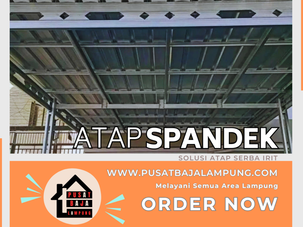 Harga Jasa Pasang Atap Spandek Per M2 Lampung