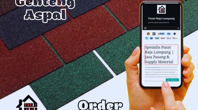 Harga Jasa Pasang Genteng Bitumen Per M2 Lampung