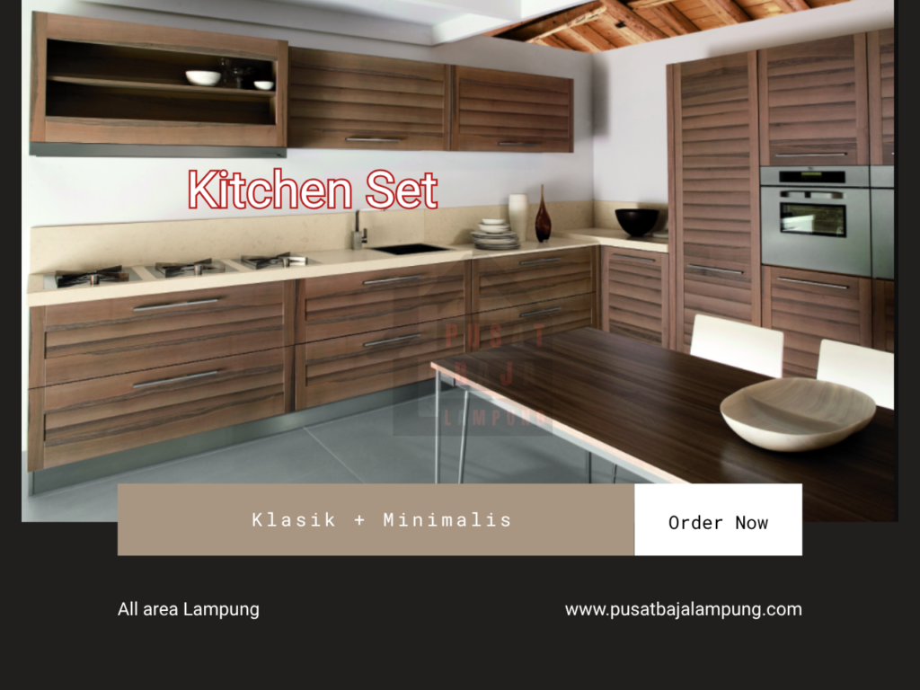 Harga Jasa Kitchen Set Minimalis Modern Lampung
