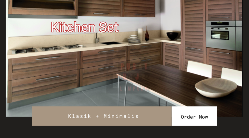 Harga Jasa Kitchen Set Minimalis Modern Lampung