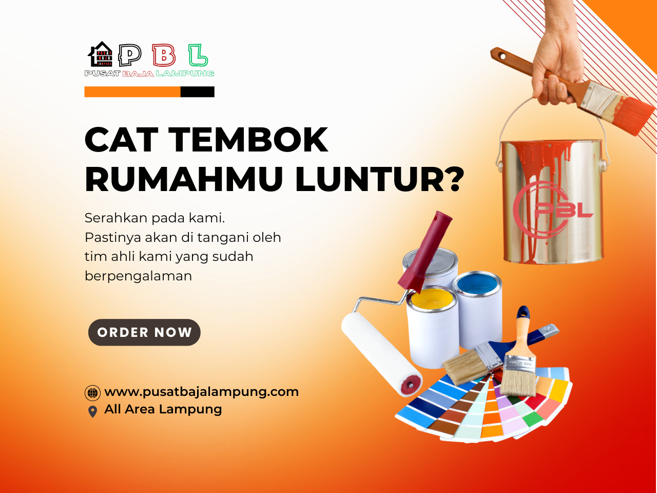 Jasa Pengecatan Dinding Rumah Lampung