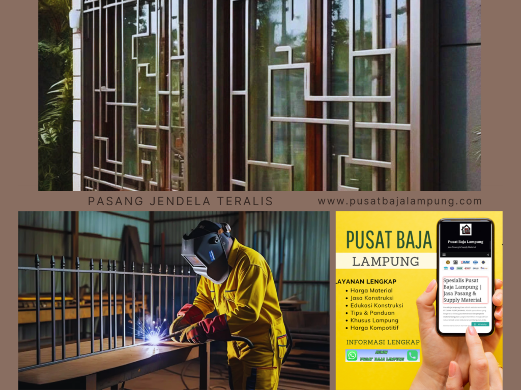 Harga Jasa Pasang Jendela Teralis Per M2 Lampung
