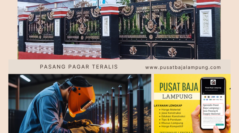 Harga Jasa Pasang Pagar Teralis Per M2 Lampung