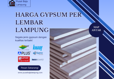 Harga Plafon Gypsum Per Lembar Lampung