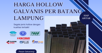 Harga Hollow Galvanis Per Batang Lampung