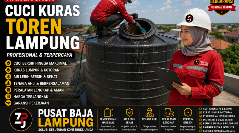 Harga Jasa Cuci Kuras Toren Lampung Terbaru