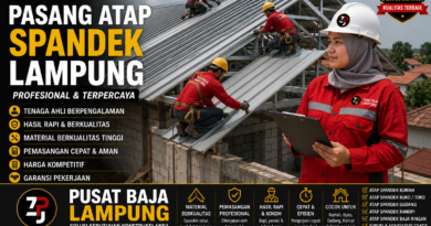 Harga Jasa Pasang Atap Spandek Lampung