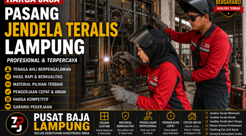 Harga Jasa Pasang Jendela Teralis Lampung