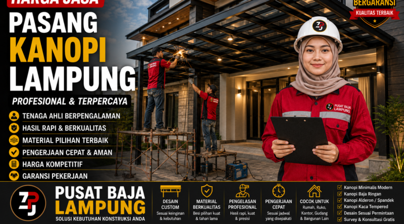 Harga Jasa Pasang Kanopi Lampung