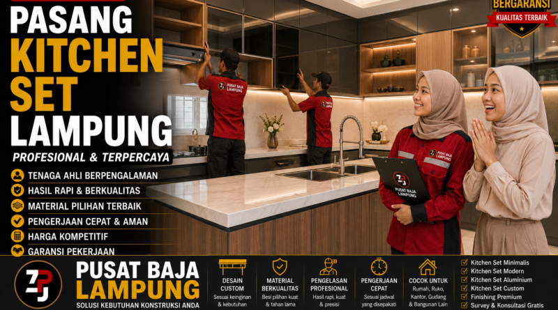 Harga Jasa Pasang Kitchen Set Lampung Terbaru
