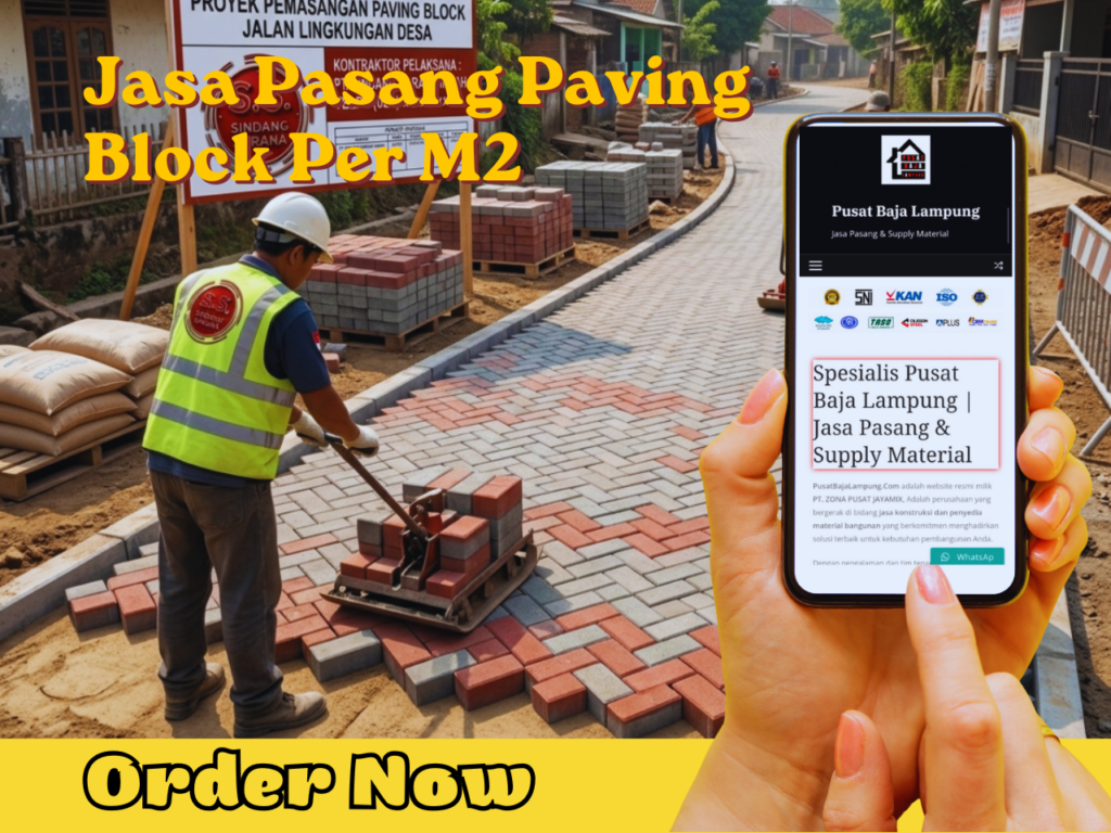 Harga Jasa Pasang Paving Block Per M2 Lampung