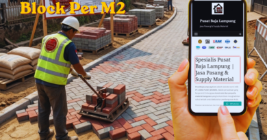 Harga Jasa Pasang Paving Block Per M2 Lampung