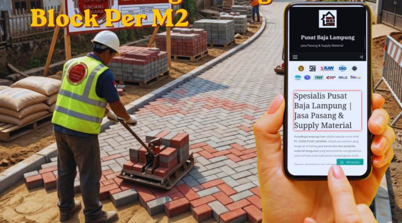 Harga Jasa Pasang Paving Block Per M2 Lampung