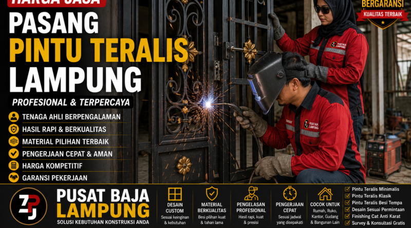 Harga Jasa Pasang Pintu Teralis Lampung
