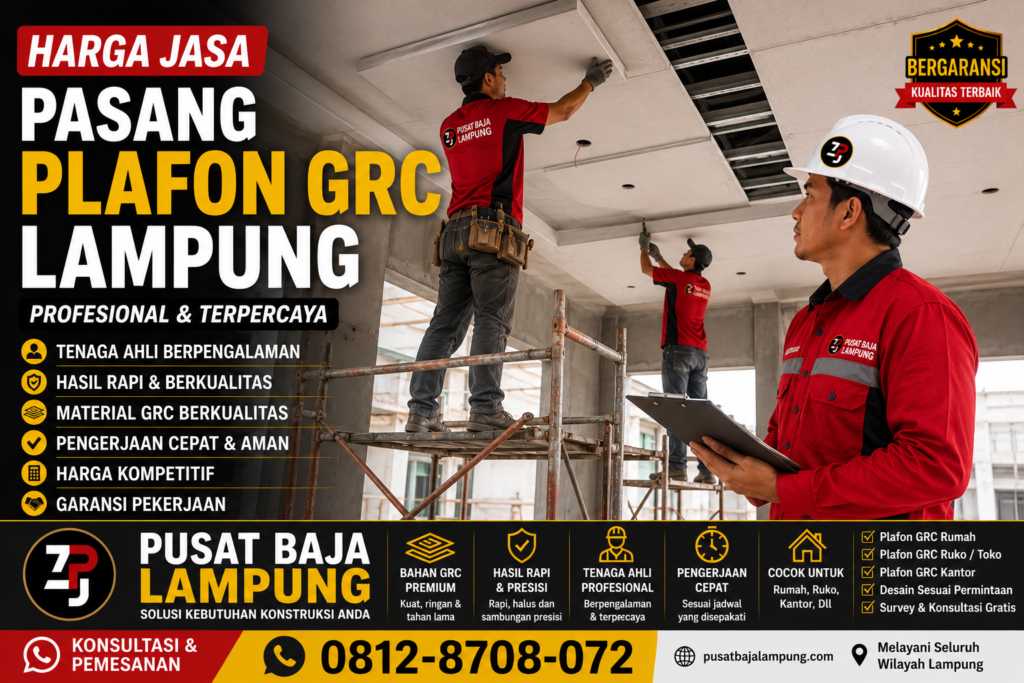 Harga Jasa Pasang Plafon GRC Lampung
