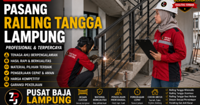 Harga Jasa Pasang Railing Tangga Lampung