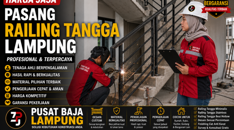 Harga Jasa Pasang Railing Tangga Lampung