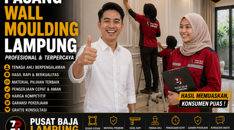 Harga Jasa Pasang Wall Moulding Lampung Terbaru
