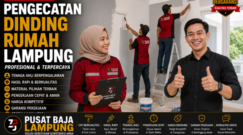 Harga Jasa Pengecatan Dinding Rumah Lampung