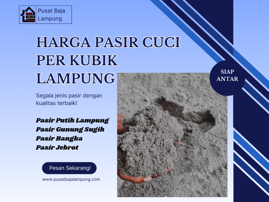 Harga Pasir Per Kubik Lampung