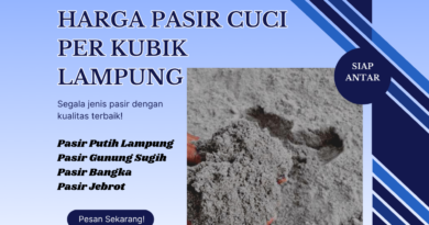 Harga Pasir Per Kubik Lampung