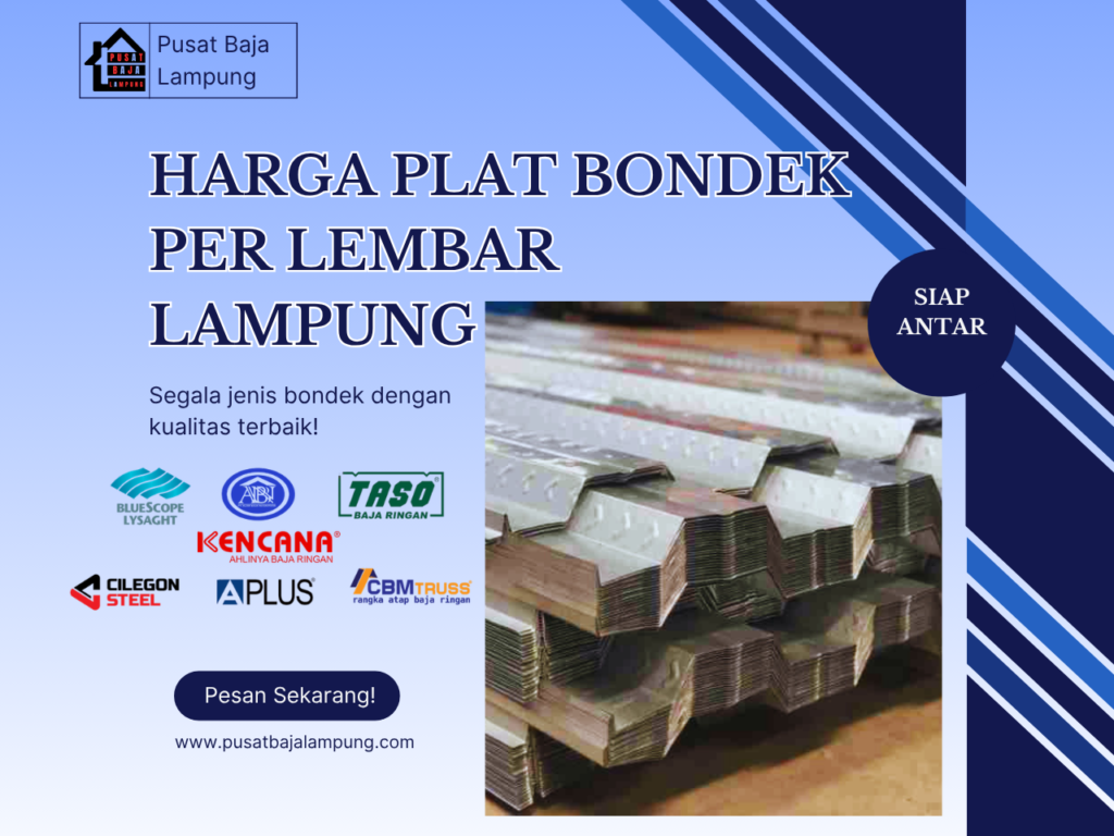 Harga Plat Bondek Per Lembar Lampung