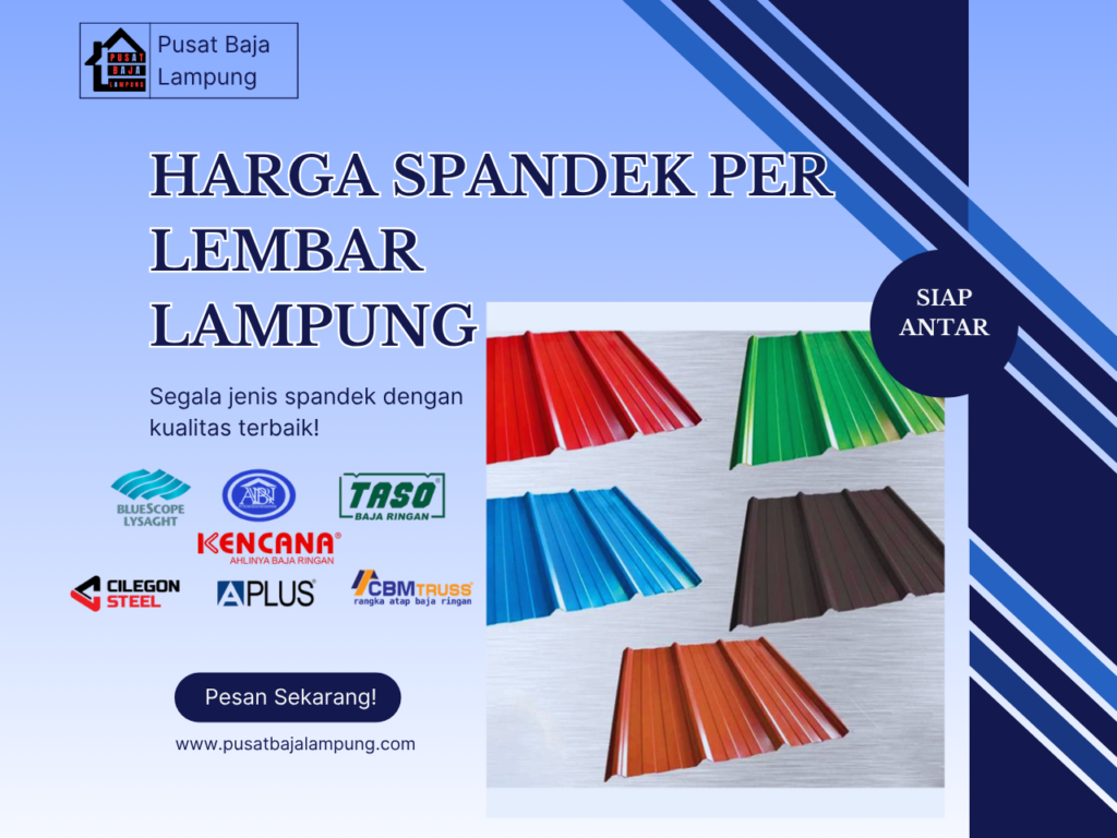 Harga Spandek Per Lembar Lampung