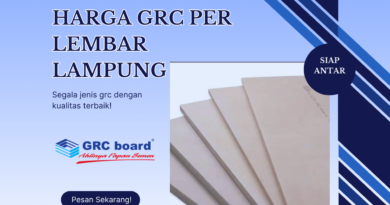 Harga Plafon GRC Per Lembar Lampung