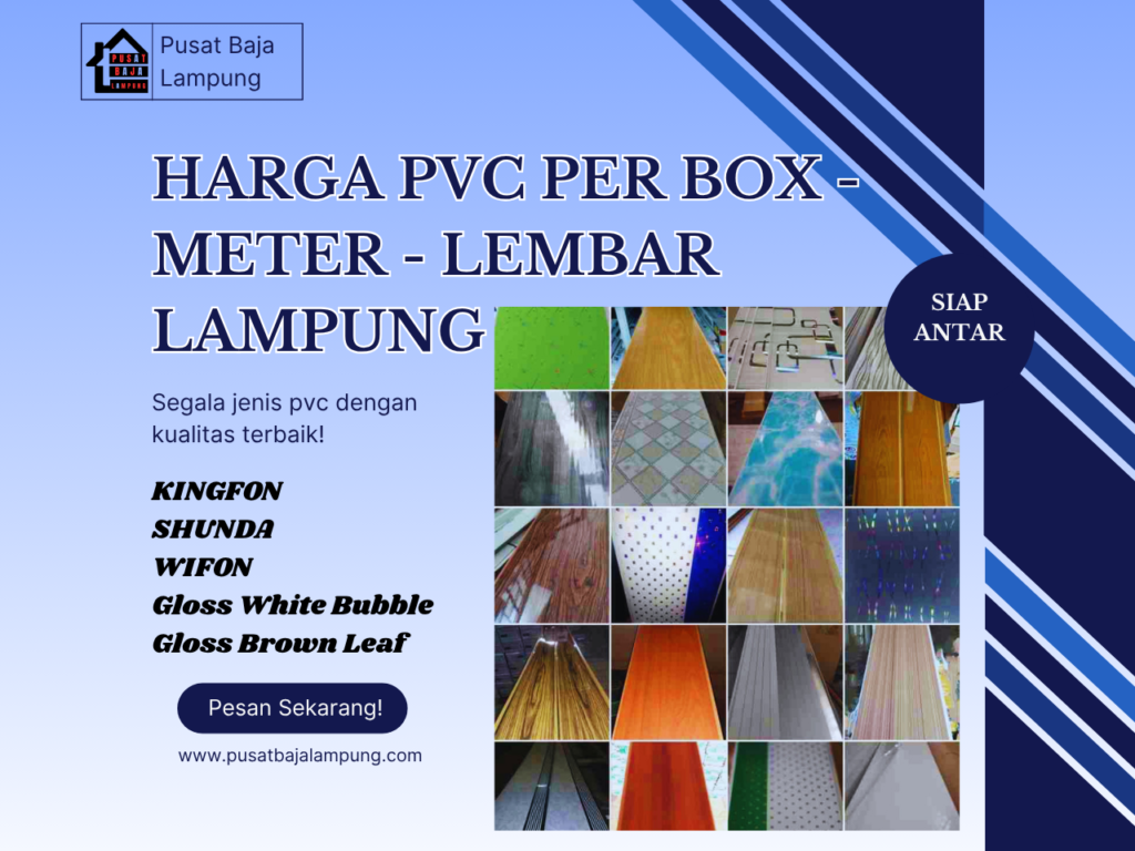 Harga Plafon PVC Per Box Lampung
