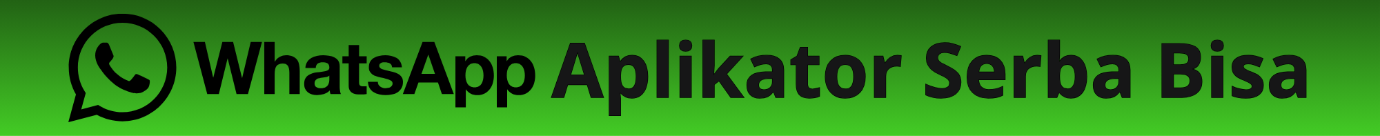 WhatsApp Aplikator Serba Bisa