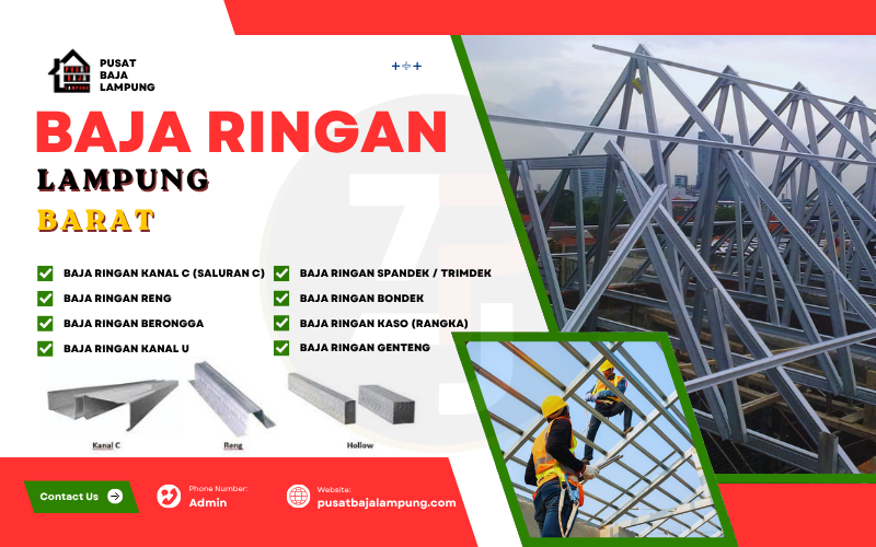 Harga Jasa Pasang Baja Ringan lampung barat