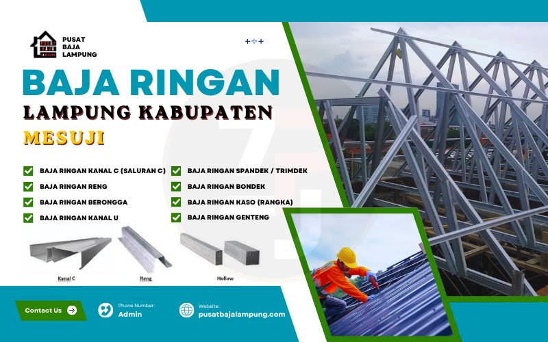 Harga Jasa Pasang Baja Ringan Mesuji