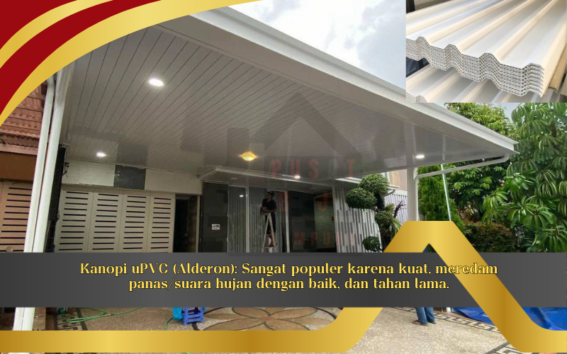 Kanopi uPVC (Alderon)