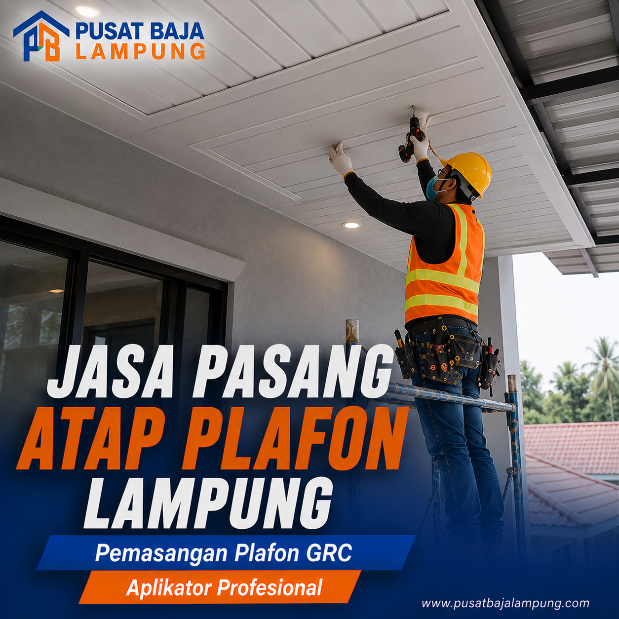Harga Jasa Pasang Plafon GRC Lampung Terbaru