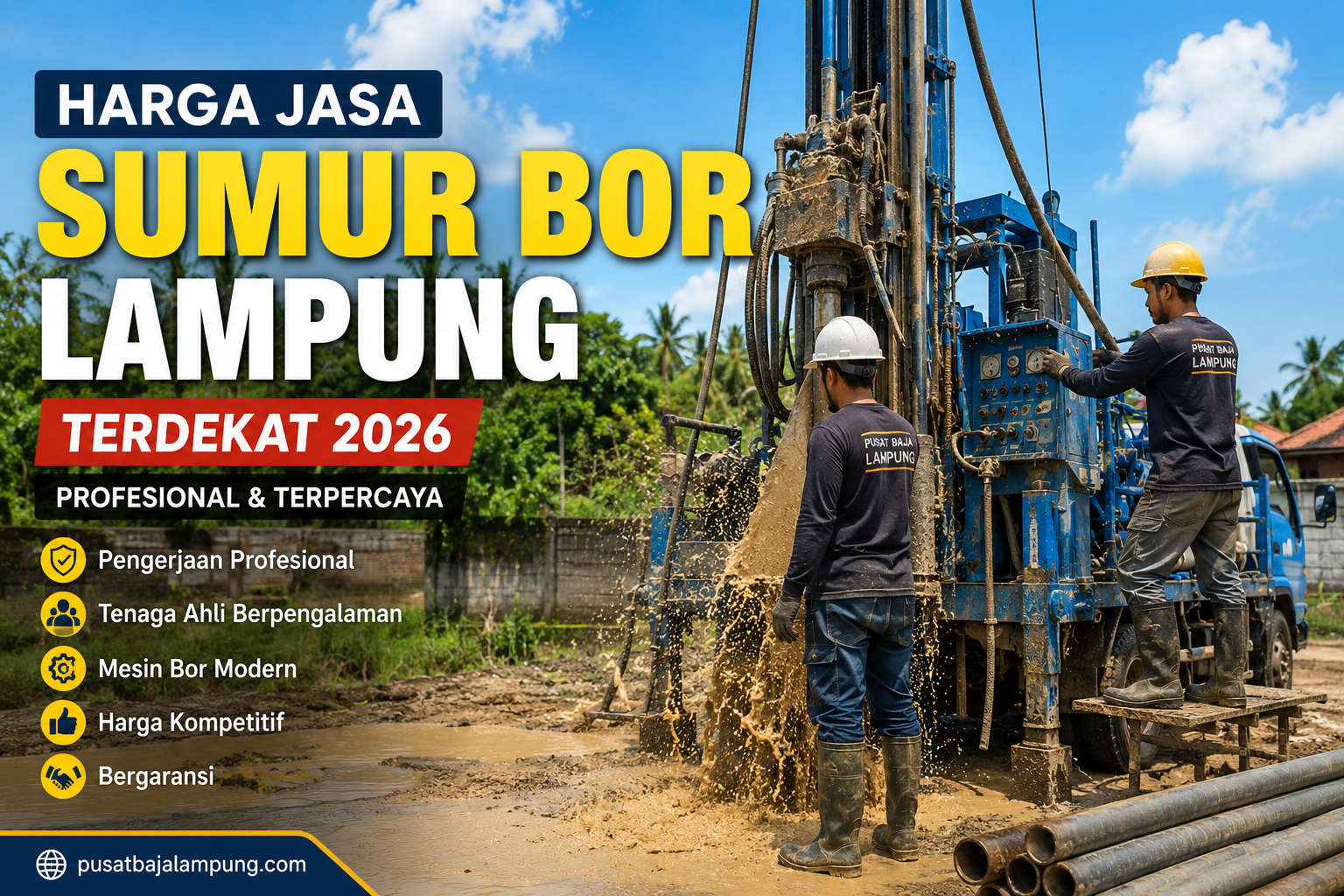 Jasa Sumur Bor Lampung Terdekat