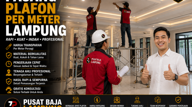 Jasa Pasang Plafon Per Meter Harga Terbaru PVC, GRC & Gypsum
