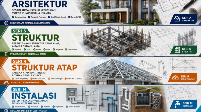 Pekerjaan Desain Rumah di Lampung
