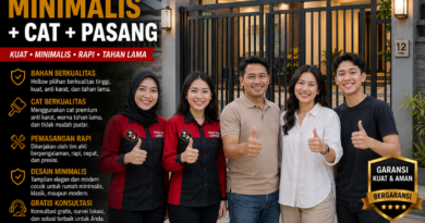 Paket Pagar Hollow Minimalis + Cat + Pasang Lampung Terbaru 2026