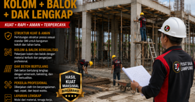 Paket Struktur Kolom + Balok + Dak Lengkap Lampung Terbaru 2026